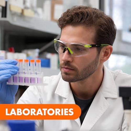 OPTIFENSE™ VS3 Anti Fog, Premium CLEAR/TINTED Safety Glasses, ANSI Z87+ (Click for frame/lens option) - color: Orange