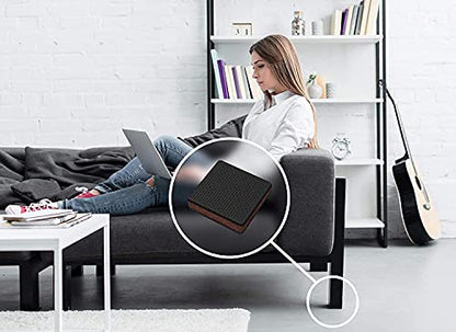 GorillaPads Non Slip Furniture Pads/Floor Gripping Pads (Set of 16 Grips) 2 Inch Square Floor Protectors for Under Furniture, Black, CB142-16 - size: 2" Square 16 Pack