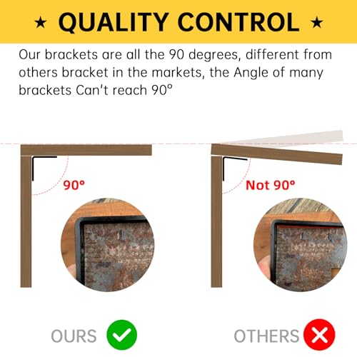 2x4 Galvanized Corner Brace, 90 Degree Angle Iron Brackets with Holes,Heavy Duty L Bracket for Wood Fence , Angle Brackets for Shelves , Raised Garden Bed Steel Corner Brackets (4pcs) - size: 2x4 inch ( 4 Pack )