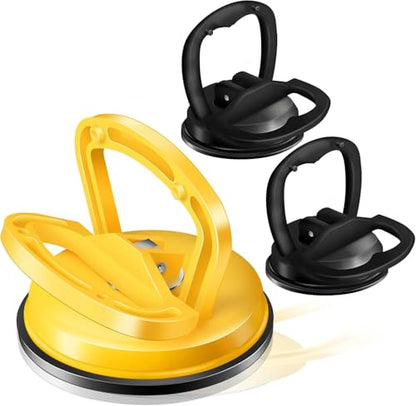 Car Dent Puller 3 Pack Dent Puller Powerful Car Dent Removal Kit Suction Cup Dent Puller for Car Dent Repair Dent Remover Tool for Car Body,Tiles Lifting,Objects Moving,Screen (Yellow+Black) - color: Yellow+Black