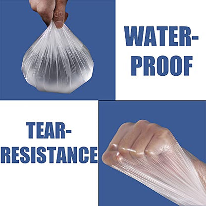 35 Pieces Plastic Drop Cloth, Multiple Waterproof Cloth Sheets for Painting, Dust-Proof and Rustproof, 35 Pieces 9x12 Feet Tarp, Furniture Cover - size: 35 Pieces
