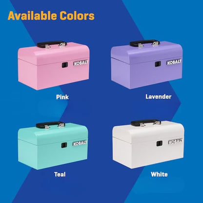 K.balt Retro Portable Mini Toolbox Pink Steel Tool Box - color: Pink, size: Retro