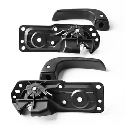 FAERSI 2pcs Interior Door Handle Kit,Compatible with 2007-2014 Chevy Avalanche Silverado Suburban Tahoe,GMC Sierra Yukon,Cadillac Escalade,Replaces OE# 20833602, 20833606 - color: Driver Side & Passenger Side