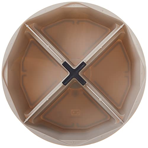 Custom Leathercraft1154 4-Inch High, Full-Round Bucket Tray,Cream White (Pack of 12) - size: No Size (Pack of 12)