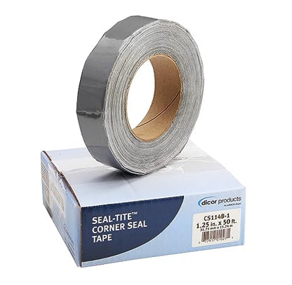 Dicor CS114B-1 Seal-Tite Corner Seal Tape - 1.25" x 50' - RV, Trailer, Motorhome Repair Tape - size: 1.25" X 50'