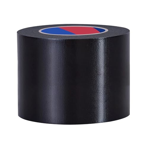Black Heavy Duty Duct Tape, 4 Inch x 55 Yards, Industrial Grade Waterproof & UV Resistant, Strong Adhesive for Indoor Outdoor Repairs, Crafts, Home Improvement, Moving Packing and DIY Projects - color: Black, size: 4inch X 55 Yards