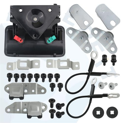APPERFiT Tailgate Hardware Rebuild Kit Compatible with 1992-2000 Chevrolet Chevy/GMC C1500 C2500 C3500 K1500 K2500 K3500 Tailgate Parts Tail Gate Handle Latch Hinge Cable Striker Bolt - style: 1992-2000 1 bolt mounting hinge