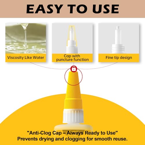 Metal Super Glue Liquid, Clear Instant Cyanoacrylate Adhesive for Metal Repair, All Purpose CA Glue for Shoe Ceramic Repair Plastic Leather Glass Wood Steel Pottery Porcelain Fletching Waterproof - size: 1oz-thin