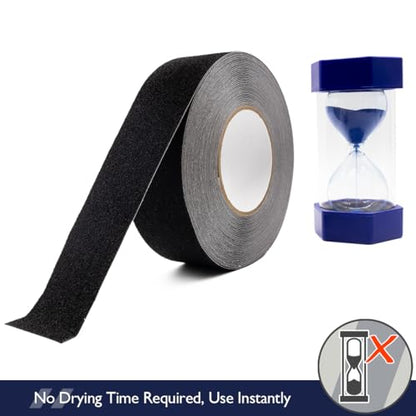Heskins LLC Black Standard Anti Slip Tape Cut Piece 42''x42'' Sheet