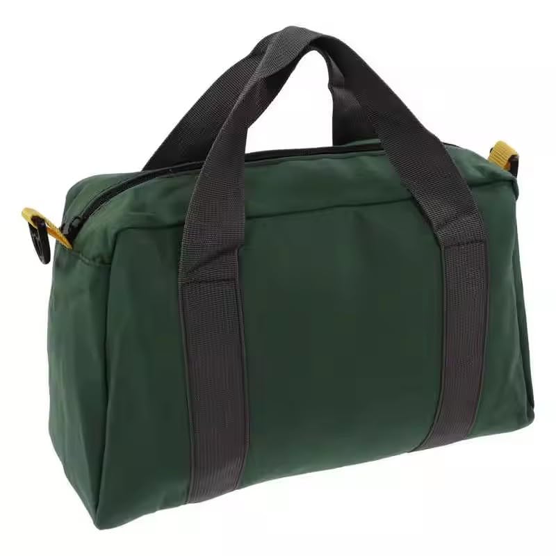 Portable Tools Bags Wide Mouth Tool Bag Canvas Waterproof High Capacity Storage Handbag for Technicians (14inch) - color: 14inch