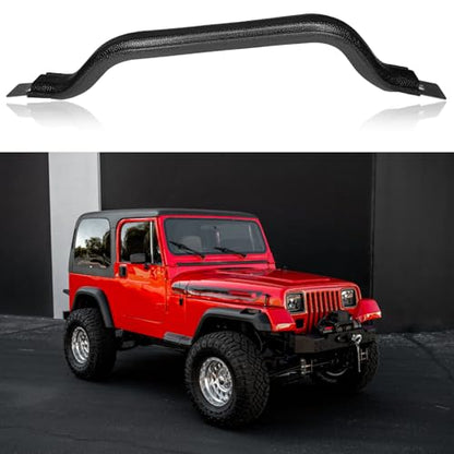 2Pcs 55009801K Interior Door Handle Pull Strap Kit, Door Strap Kit Compatible with Wrangler YJ 1987-1995, Black Front Left Driver & Right Passenger Side Replacement