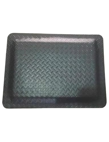 20Mm Anti-Static Conductive Rubber Anti-Fatigue Mat - Thick Standing Pad for Garage Warehouse Workbench-Black-23.6x47.2in/60x120cm - color: Black