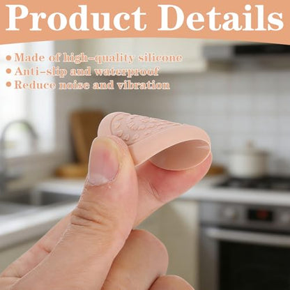 8PCS Silicone Cutting Board Feet Anti-Slip Rubber Feet for Cutting Board Couch Grips to Prevent Sliding on Foot Non Slip Rubber Grippers Shock-Absorbent for Boards Furniture