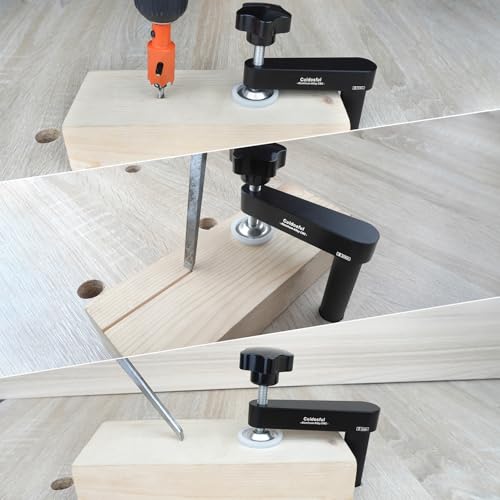 2-Pack 3/4" Bench Dog Clamps, Dog Hold Clamp Secure Woodworking Clamps For Woodworking, Anti-Twist, Compatible with 19mm Workbenches, for Craftsmen & DIYers