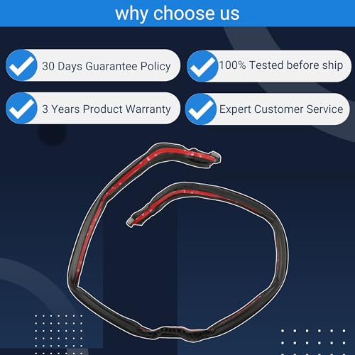 68088040AA Hard Top Roof Seal Front Header Rubber Weather Stripping for Jeep Wrangler JK JKU 2007-2018 Reaplace# 68088040AB D4140 Hardtop Weatherstrip Sealing Gasket Kit
