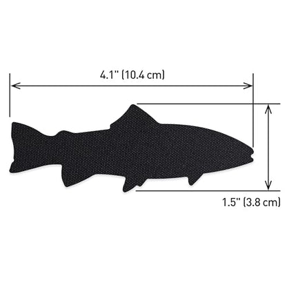GEAR AID Tenacious Tape Repair Patches – Peel-and-Stick Nylon Gear Patches for Jackets, Tents, Sleeping Bags, Backpacks, and Outdoor Gear – Fix Rips, Tears, and Holes, 3 Patches, Fish - style: Fish Patches (3 Patches)