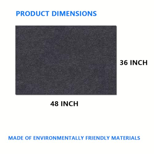 Oil Spill Mat，Garage Floor Mat，36" x 48" Premium Absorbent Oil Pad – Protect Garage Shop Floor Surface，Absorb Materials，Anti-Slip and Waterproof Backing，Car Repair Mat，Washable - size: 36" x 48"