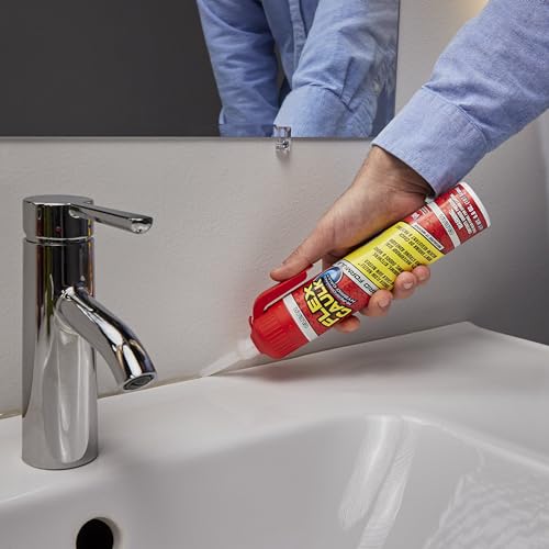 Flex Caulk, Waterproof & Weatherproof Hybrid Polymer Sealant, Strong, Paintable, Indoor, Outdoor, Bath, Shower, Sink, Window, Baseboards, Door, RV, Roof, Wood, Auto & Marine, Clear, 6.6 oz, 2-Pack - style: Hybrid, Clear, 6.6 oz, 2-Pack