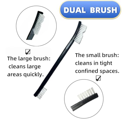 6-Pack Ultimate Detailing Brush Set: Heavy-Duty Nylon & Wire Brushes for Cars, Kitchens & Tight Spaces – Ergonomic Grip, Non-Scratch Bristles - size: 6 Pcs