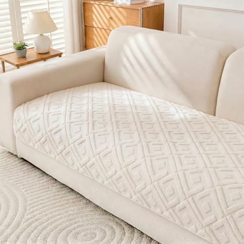 KRFOONN Plush Couch Cover for Dogs Washable Pet Couch Covers for 2 Cushion Sofa Non-Slip Loveseat Cushion Covers Soft Sofa Slipcovers Cushion Protector for Dogs Pets Mat (35.5" x 63", 05) - color: Color05, size: 35.5" x 63"