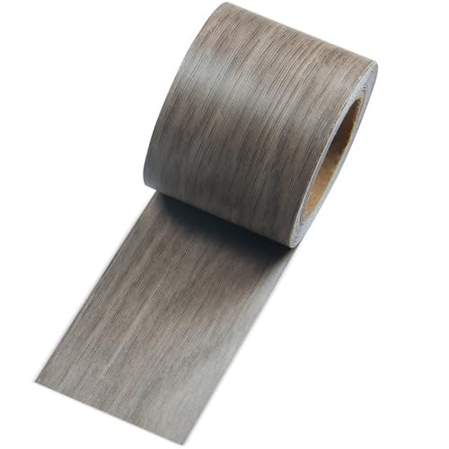 Self-Adhesive Wood Repair Tape, 2 Inch X 32 Ft Gray Wood Grain Tape for Furniture, Floors, Doors, Cabinets, Windows & Home Decoration 1 Roll - color: Gray, size: 2 inch × 32 ft