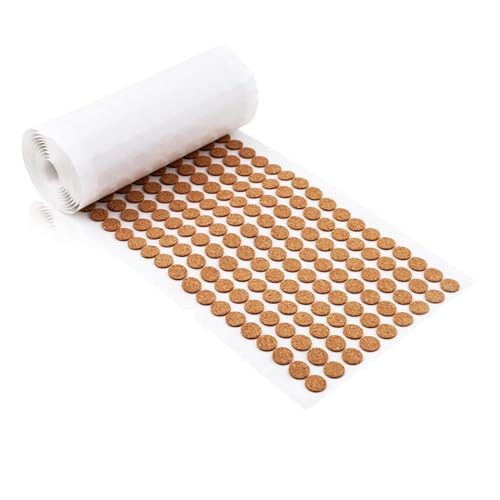 1000 Pack 3/8 Inch Self Adhesive Felt Furniture Pads – Round Bumpers 1/8" Thick for Cabinet Doors, Chair Legs, Drawers – Floor Protectors for Hardwood, Tile & Laminate – Quiet, Scratch Prevention