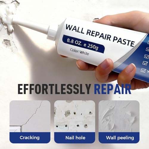 Efficient Drywall Repair Kit with Scraper, 2026 Upgrade Quick Drying Wall Repair Paste for Cracks and Holes, Multi Functional Wall Mending Agent for DIY Home Fix (2PCS) - color: 2PCS