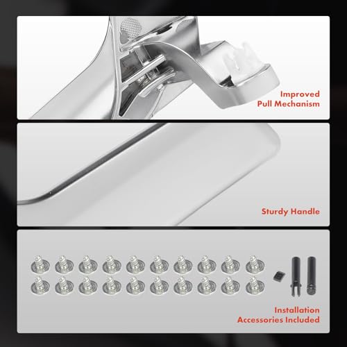 A-Premium Interior Door Handle Repair Kit Front or Rear Left Driver Side - Compatible with 2008-2015 Mercedes-Benz W204 X204 Series C230 C250 C300 C350 C400 C63 AMG C63 AMG S GLK250 GLK350 - style: Front Left or Rear Left