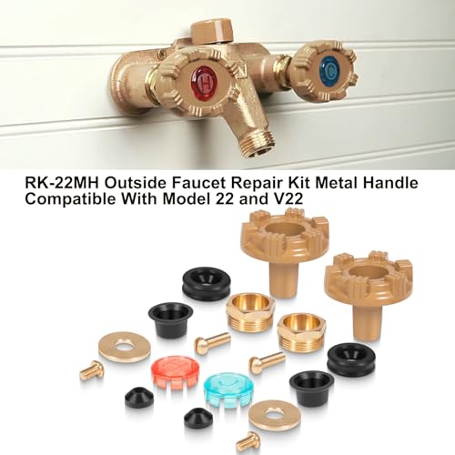 RK-22MH Repair Kit Metal Handle,Outside Faucet,Compatible with Woodford Model 22, Model V22 - size: RK-22MH