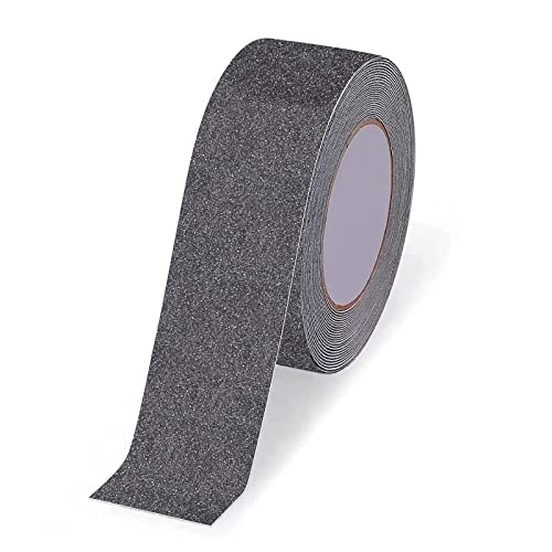 Qingluan Anti Slip Tape Heavy Duty Grip Tape Non Slip Stair Treads Waterproof High Traction Safety Tape for Indoor Outdoor Stairs Steps Floors (Grey, 2 Inch x 59ft) - color: Grey, size: 2 Inch x 59ft