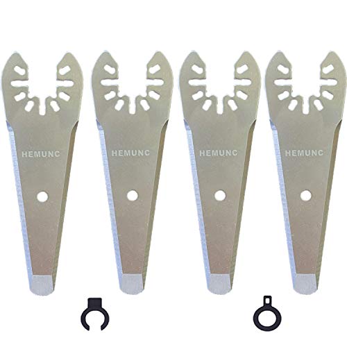 Oscillating Scraper Blades for Caulk Adhesive Sealant Removal for Dewalt Milwaukee Ryobi Bosch Craftsman Dremel Mulimaster Rockwell Multitool Scraper Blades