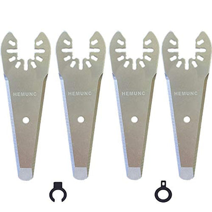 Oscillating Scraper Blades for Caulk Adhesive Sealant Removal for Dewalt Milwaukee Ryobi Bosch Craftsman Dremel Mulimaster Rockwell Multitool Scraper Blades