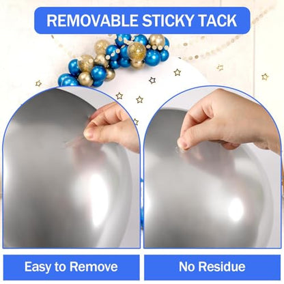 JANYUN 560 Pcs Double Sided Sticky Dots Removable Square Putty Clear Double Sided Tape for Crafts No Trace Sticky Tack Adhesive Tape (Square10 mm) - size: 0.39"x0.39" Square