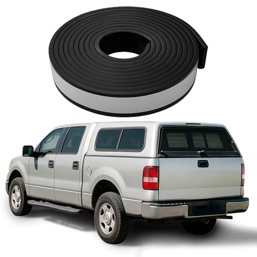 Camper Shell Seal Truck Rubber - 23FT x 2" x 0.2" EPDM Stripping for Truck Caps 200 lbs Max – Heavy Duty Weatherproof Tape