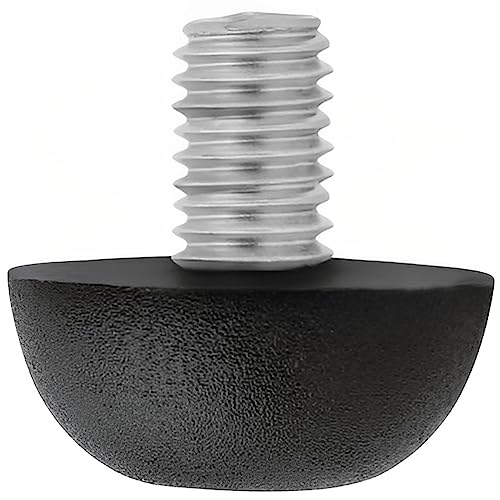 Project Patio 8mm x 1.25 M8 Adjustable Furniture Leg Leveler Replacement Outdoor Stainless Steel Screw-in Leveling Feet Glides - 8-Pack