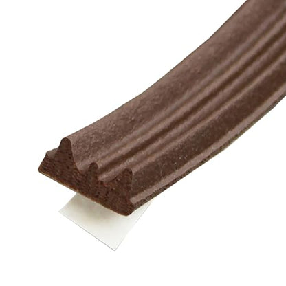 M-D Building Products 02592 1/8 in. x 3/8 in. x 17 ft. Brown Premium Rubber Window Seal for Ex-Small Gaps - color: Brown, size: 1/8 in. x 3/8 in.