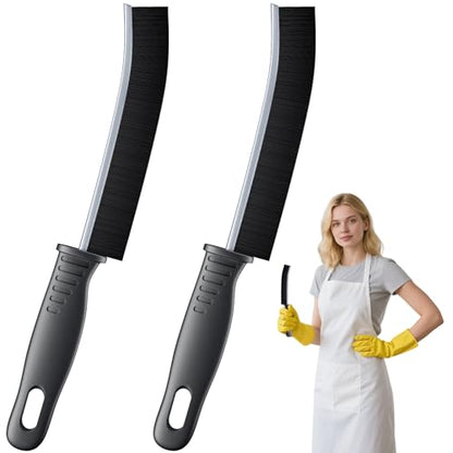 Ultimate Window & Sliding Door Track Cleaning Kit – 2 Multi-Task Brushes for Removing Dust, Dirt, and Debris with Ease