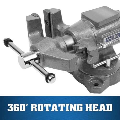 Wilton Multi-Purpose Bench Vise, 4-1/2" Width, 4-1/4" Max Jaw Opening, 2-1/4" Throat (Model 450P) - size: 4-1/2 In.