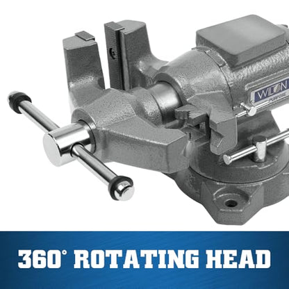 Wilton Multi-Purpose Bench Vise, 4-1/2" Width, 4-1/4" Max Jaw Opening, 2-1/4" Throat (Model 450P) - size: 4-1/2 In.