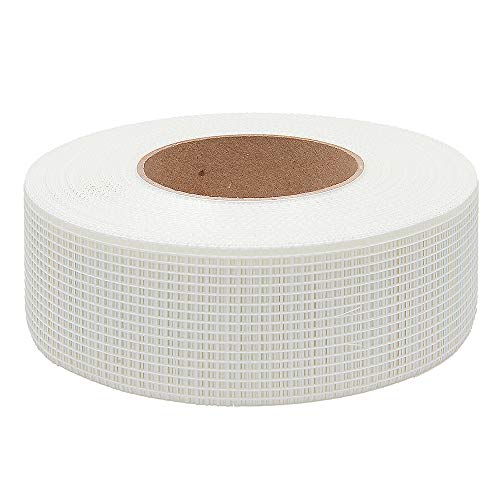 TOOLPRO Self- Adhesive Fiberglass Mesh Drywall Tape for Sealing Drywall Joints. (White, 1, Each) - color: White