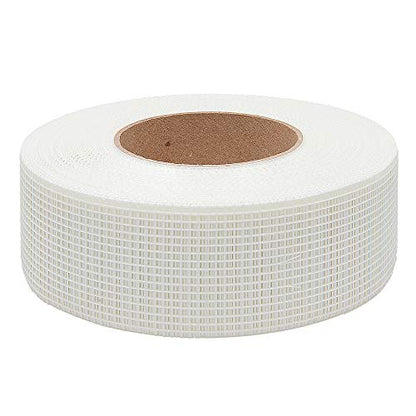 TOOLPRO Self- Adhesive Fiberglass Mesh Drywall Tape for Sealing Drywall Joints. (White, 1, Each) - color: White