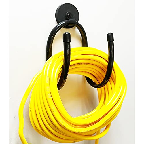 Magnetic Storage Hook - Extension Cord Storage, Adjustable Cable Hanger Extension Cord Holder Organizer Cord Hanging for House, Basement, RV, Boat,Garage - Cables, Hoses, Ropes- Type W