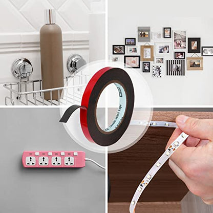 HPP Double Sided Tape, Heavy Duty Tape, Strong and Permanent for Outdoor and Indoor (0.5in x 16ft) - size: 0.5in X 16ft