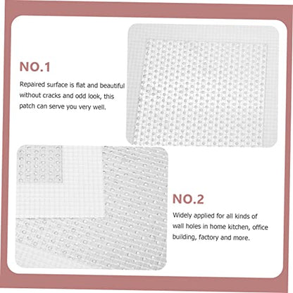 Homoyoyo 12pcs Use Drywall Repair Patches Wall Repair Pastes Self-Adhesive Drywall Patch Kits