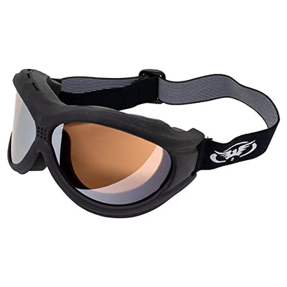Global Vision Eyewear Big Ben Motorcycle Goggles Fit Over Most Glasses - color: Driving Mirror