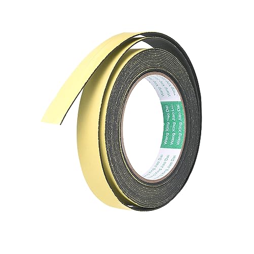 uxcell Sealing Foam Tape 20mm Wide 1mm Thick 5m/16.4ft Long, Self Adhesive Weather Strip for Window Door Insulation - size: 20mmx1mmx5m