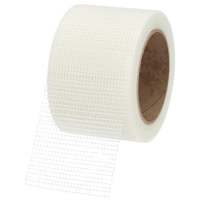 PATIKIL Drywall Repair Mesh Tape, 3 inch x 82 ft Fiberglass Repair Patch Self-Adhesive Dry Wall Joint Tape 9 Mesh Wall Hole Crack and Seam Patch, White - size: 3 inch x 82 Feet