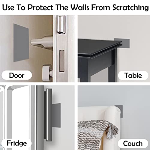 Rubber Bond Self-Adhesive Rubber Wall Outlet Cover Plate 5 Pack - Easy to Apply Peel & Stick Drywall Hole Patch - 5x3 Inch Screwless Blank Wall Plate Cover - Premium Rubber Wall Hole Cover (Grey) - color: Grey, size: 5x3 Inch Rectangular
