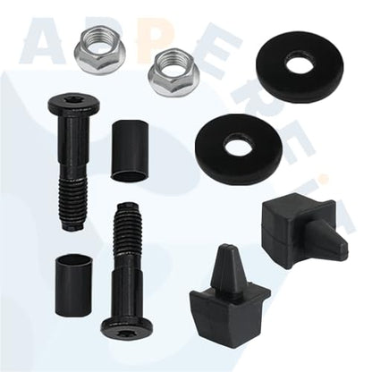 38427 Tailgate Striker Bolt w/Rubber Bumper Stop for Tail Gate Latch Compatible with 2007-2019 Chevy Chevrolet Silverado/GMC Sierra 1500 2500 3500 11570162 11547076 22805467 - size: Strikers & Bumpers 2007-2019