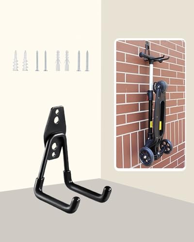 Garage Hook Tool Ladder and Bicycle Wall Mount Storage Rack Heavy Duty Hook Small BLC390-03 - size: Large(2.68*2.56*4.33 inch)